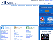 Tablet Screenshot of frbfcu.org